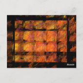 Carte postale Numéro de table murale (Dos)