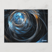 Carte postale Numéro de table verte autour du mond (Dos)