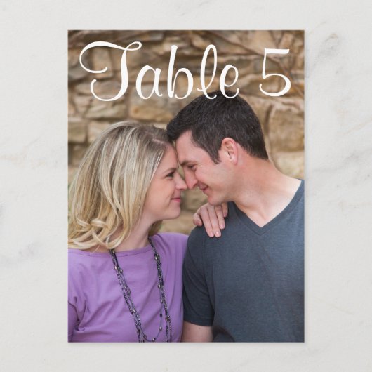 Carte Postale Numéro de tableau (Devant)