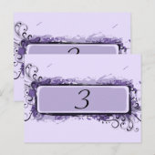 Carte Postale Numéro de tableau Abstrait pourpre (Devant / Derrière)