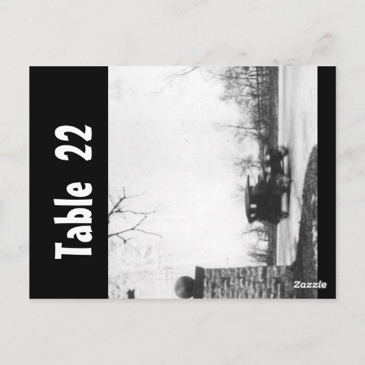 Carte Postale Numéro de tableau Années folles Années Réceptions (Dos)