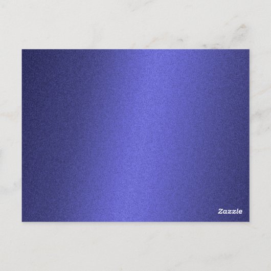 Carte Postale Numéro de tableau Bleu clair clair (Dos)