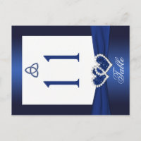 Numéro de tableau bleu et blanc de la Marine recto
