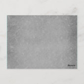 Carte postale Numéro de tableau croisé Emerald Cel (Dos)