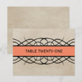 Carte postale Numéro de tableau de la frontière or (Devant / Derrière)