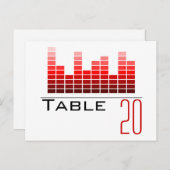 Carte postale Numéro de tableau de l'analyseur de (Devant / Derrière)