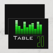 Carte postale Numéro de tableau de l'analyseur du  (Devant / Derrière)