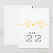 Carte postale Numéro de tableau de l'équation du c (Devant / Derrière)