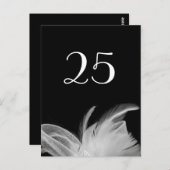 Carte postale Numéro de tableau des années 1920 (Devant / Derrière)