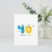 Carte Postale Numéro heureux 40 (Debout devant)