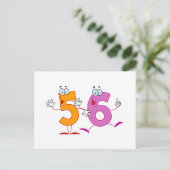 Carte Postale Numéro heureux 56 (Debout devant)