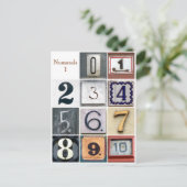 Carte Postale Numéros 1 (Debout devant)