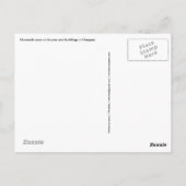 Carte Postale Numéros 1 (Dos)