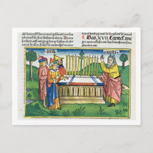 Carte Postale Numéros 17 1-11 Le personnel d'Aaron fleurit sur l