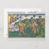 Carte Postale Numéros 1 1-20 Se préparer pour le voyage à partir (Devant / Derrière)