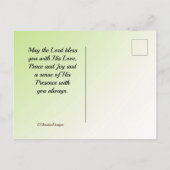 Carte Postale Numéros 6 24-26 Le Seigneur vous bénisse Design ir (Dos)
