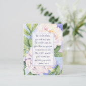 Carte Postale Numéros 6 24-26 Le Seigneur vous bénisse Fleurs (Debout devant)