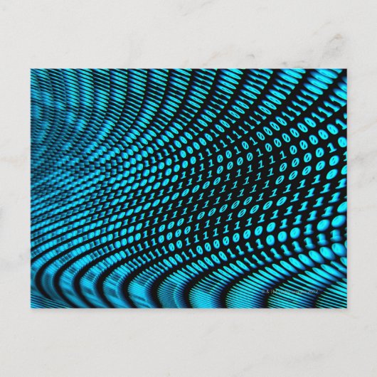 Carte Postale Numéros binaires (Devant)