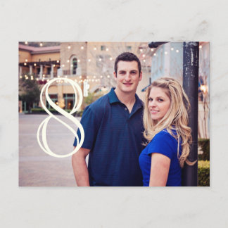 Carte Postale Numéros de tableau avec photo personnelle