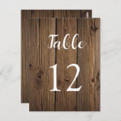 Carte Postale Numéros de tableau Rustic Country Grange (Devant / Derrière)