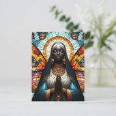 Carte Postale Nun de papillon coloré (Debout devant)