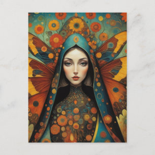 Carte Postale Nun papillon