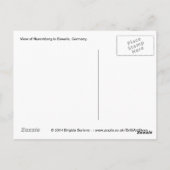 Carte postale Nuremberg (Dos)