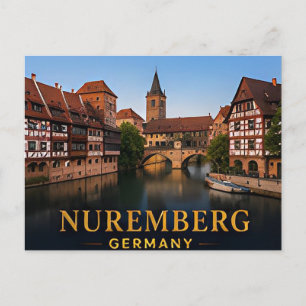 Carte Postale Nuremberg Allemagne Destination de Voyage Historiq