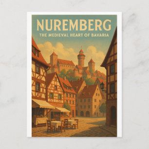 Carte Postale Nuremberg — Le cœur médiéval de Bavière