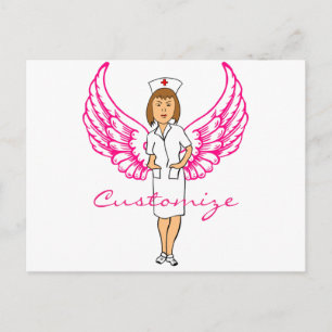 Carte Postale Nurse Angel Wings Thunder_Cove