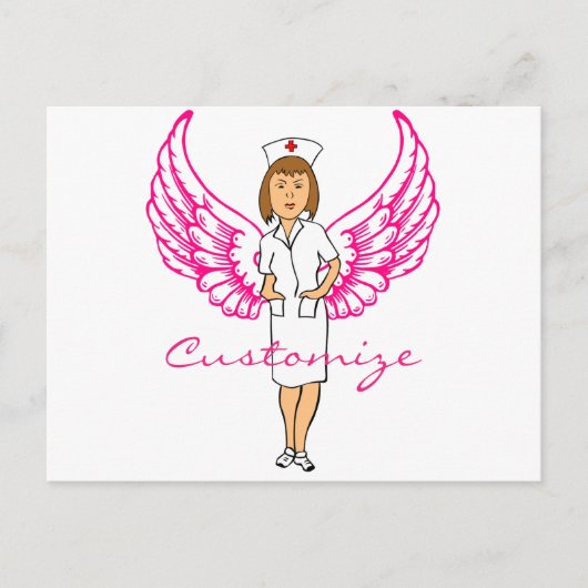 Carte Postale Nurse Angel Wings Thunder_Cove (Devant)