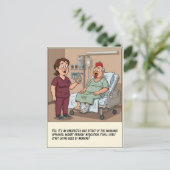 Carte Postale Nurse Talking To Chicken Head Patient Get Well (Debout devant)