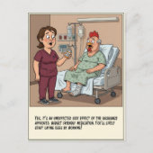 Carte Postale Nurse Talking To Chicken Head Patient Get Well (Devant)