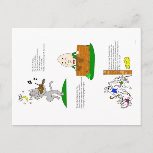 Carte Postale Nursery Rhyme Team Up ! (Devant)