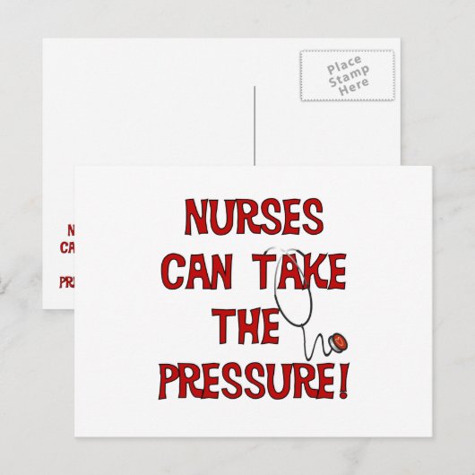 Carte Postale Nurses Can (Devant / Derrière)