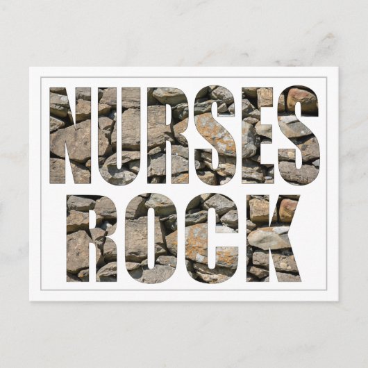 CARTE POSTALE NURSES ROCK POSTCARD (Devant)
