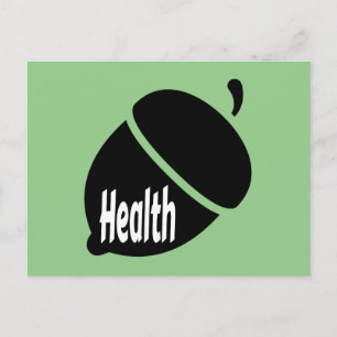Carte Postale Nut santé Vie saine pour la vie