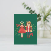 Carte Postale Nutcracker Soldier Joyeux Noël (Debout devant)