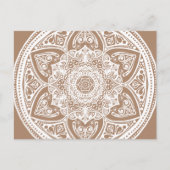 Carte Postale Nutmeg Mandala (Devant)