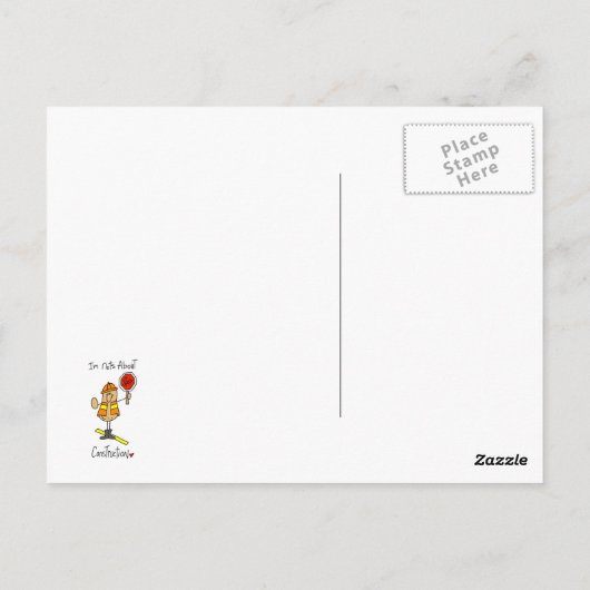 Carte Postale Nuts À propos de la construction T-shirts et cadea (Dos)