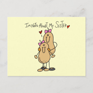 Carte Postale Nuts À propos de mes Soeurs T-shirts et cadeaux