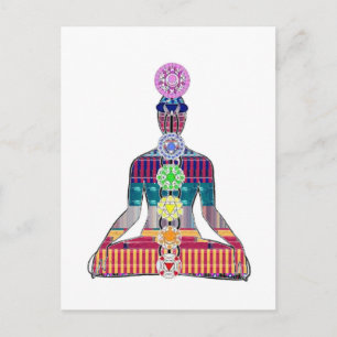 Carte Postale NVN723 Chakra Yoga Masters Masters DON Pratique