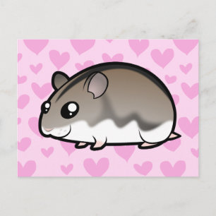 Carte Postale Nwarf Hamster Love