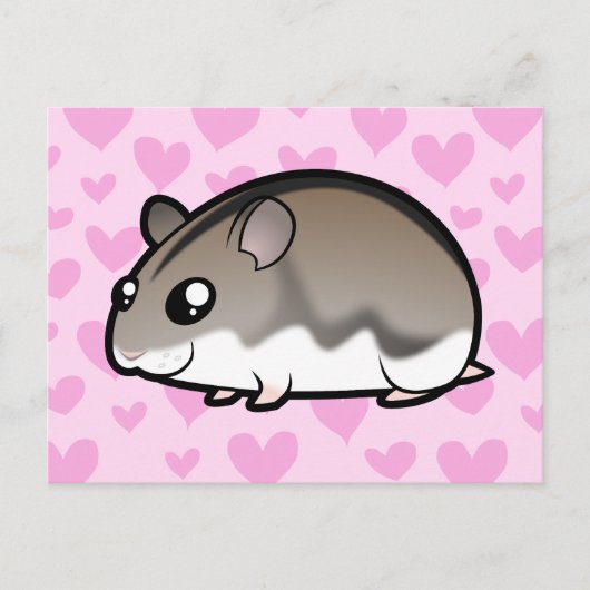 Carte Postale Nwarf Hamster Love (Devant)