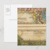 Carte Postale NY, NJ, Pa, Del, Md (Devant / Derrière)