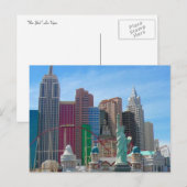 Carte Postale ny ny las vegas (Devant / Derrière)