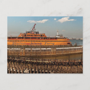 Carte Postale NY, NY - Le ferry de Staten Island