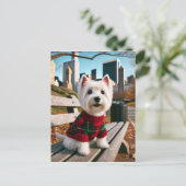 Carte Postale NY Westie (Debout devant)