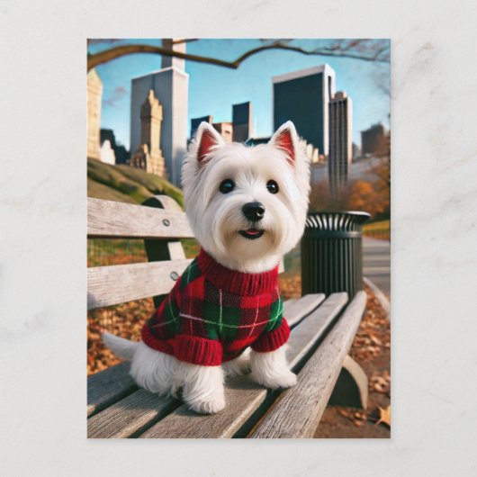 Carte Postale NY Westie (Devant)