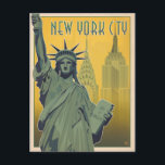 CARTE POSTALE NYC<br><div class="desc">Anderson Design Group est une société d'illustration et de conception de pointe située à Nashville,  au Tennessee. Founder Joel Anderson Directives Team of talented artists to create original poster art that looks like classic vintage publicité prints from the 1920s to the 1960s.</div>